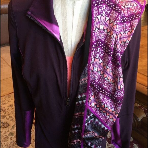 DARK PURPLE Workout 3 Piece Outfit! VS, Zella & UA - Picture 2 of 8